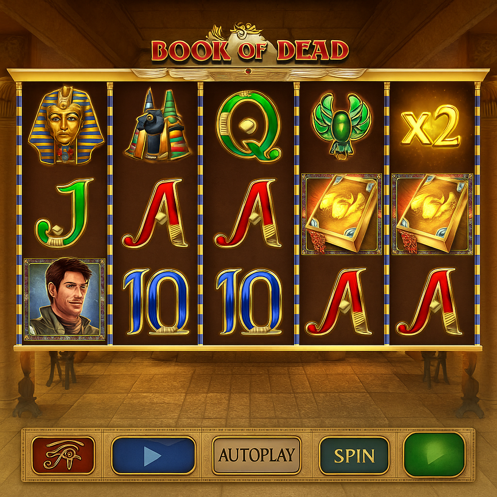 Revolution Casino - Book of Dead Slot Game